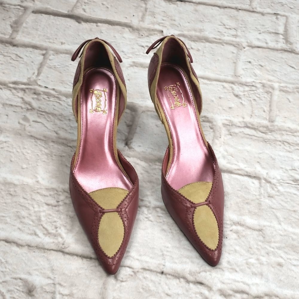 Shoes Women's Pink/Tan Heels size 6.5